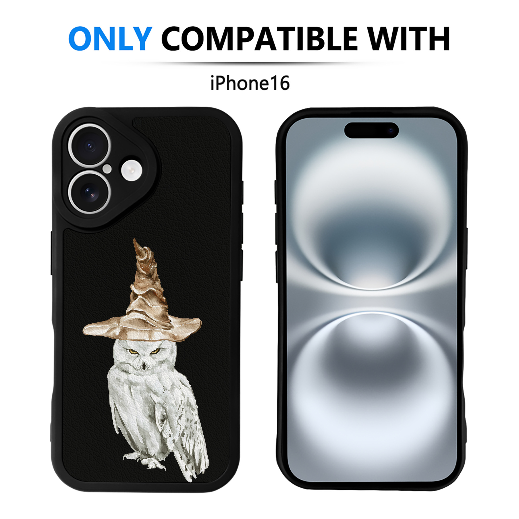 （画像用） Harry Potter ハリー・ポッターシリーズ 【iPhone 16シリーズ対応】シリコンスマホケース（レザー調） 材質：シリコン